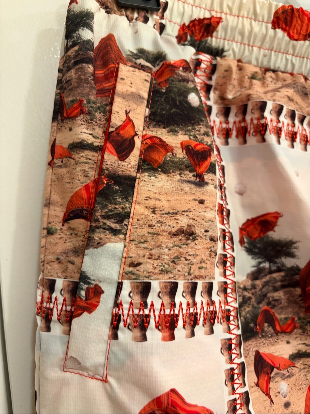 Daily Paper Multicolor Rashid Print Pants - Picture 4 of 8